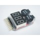 RC Lipo Battery LED Voltage Meter Indicator alarm