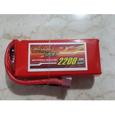 Dinogy Sport 3S 11.1V 2200mAh 30C Lippo Battery